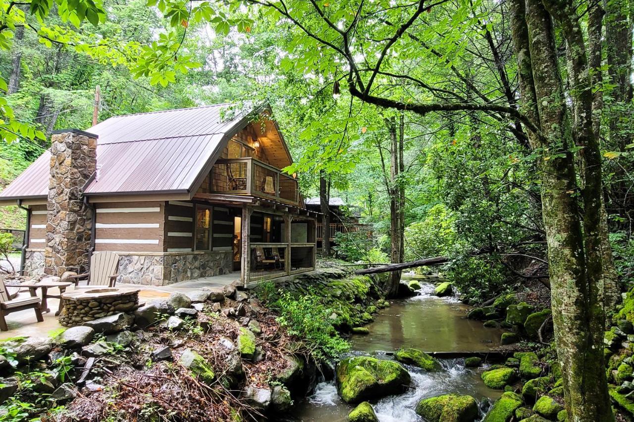 Up The Creek Villa Gatlinburg Exteriör bild