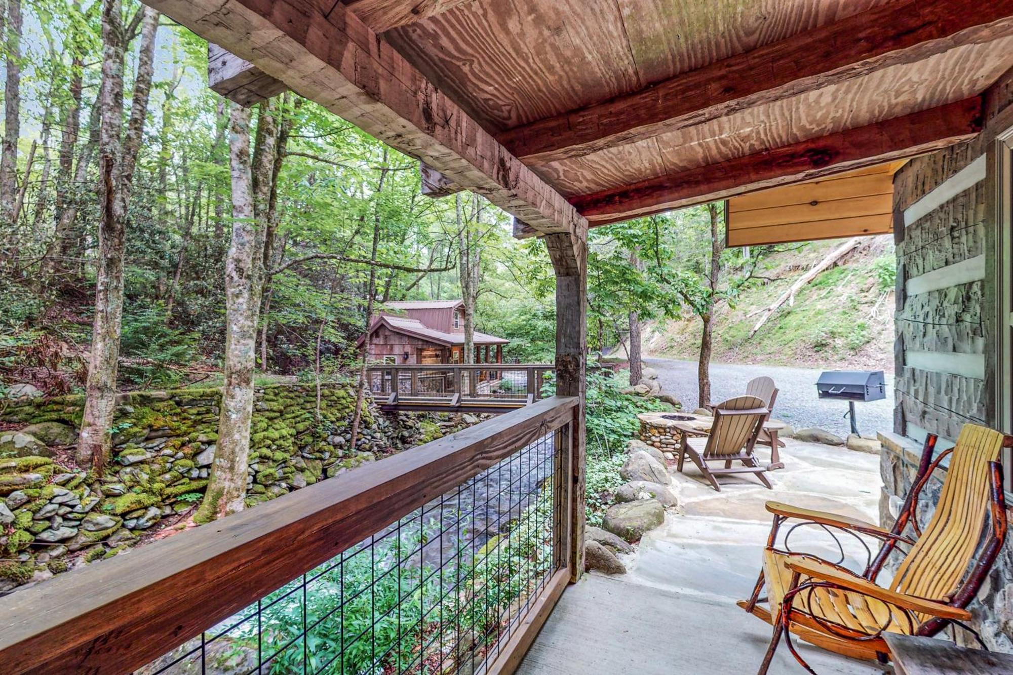 Up The Creek Villa Gatlinburg Exteriör bild